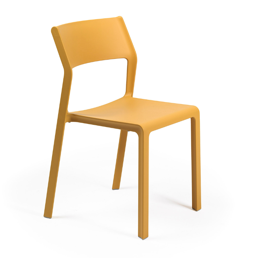 NARDI TRILL B Sárga minimalista Műanyag kültéri szék